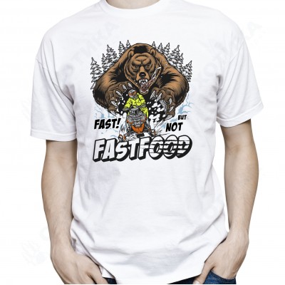 Футболка Top Sports FastFood White