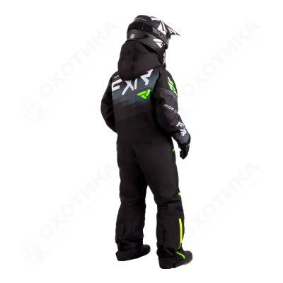 Комбинезон FXR Boost с утеплителем Black/Charcoal/Lime