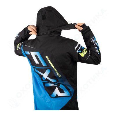 Комбинезон FXR CX F.A.S.T. с утеплителем Black/Blue/Hi Vis