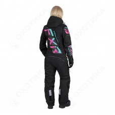 Комбинезон FXR CX F.A.S.T. с утеплителем Black/Mint-Electric Pink Fade
