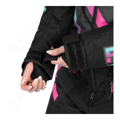 Комбинезон FXR CX F.A.S.T. с утеплителем Black/Mint-Electric Pink Fade