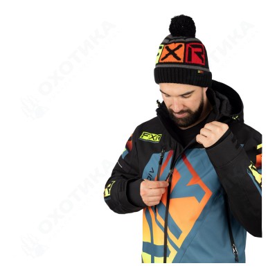 Комбинезон FXR CX F.A.S.T. с утеплителем Black/Steel/Inferno