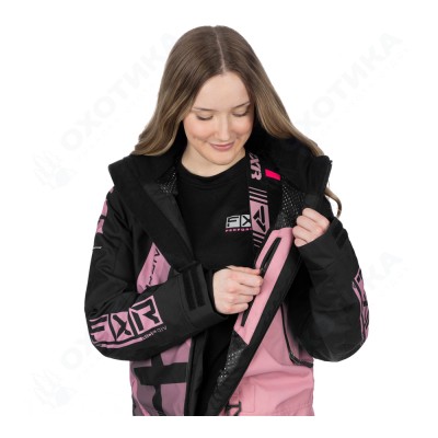 Комбинезон FXR CX F.A.S.T. с утеплителем Black/Dusty Rose
