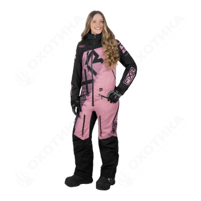 Комбинезон FXR CX F.A.S.T. с утеплителем Black/Dusty Rose