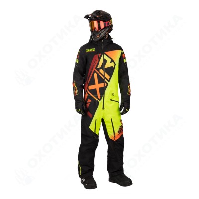 Комбинезон FXR CX F.A.S.T. с утеплителем Black/Inferno