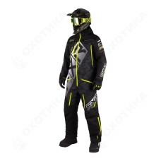 Комбинезон FXR CX F.A.S.T. с утеплителем Black/Black Camo/Hi Vis