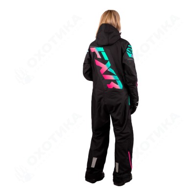 Комбинезон FXR CX без утеплителя Black/Mint-Electric Pink Fade