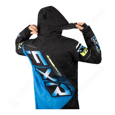 Комбинезон FXR CX без утеплителя Black/Blue/Hi Vis