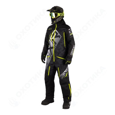 Комбинезон FXR CX без утеплителя Black/Black Camo/Hi Vis