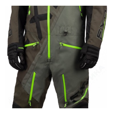Комбинезон FXR CX без утеплителя Dark Olive/Lime