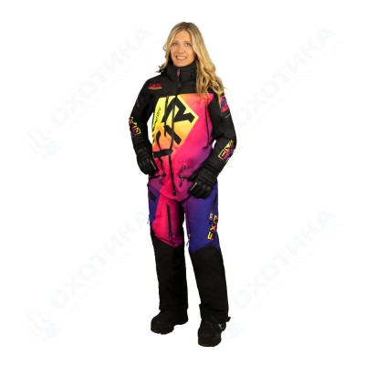 Комбинезон FXR CX без утеплителя Black/Neon Fusion