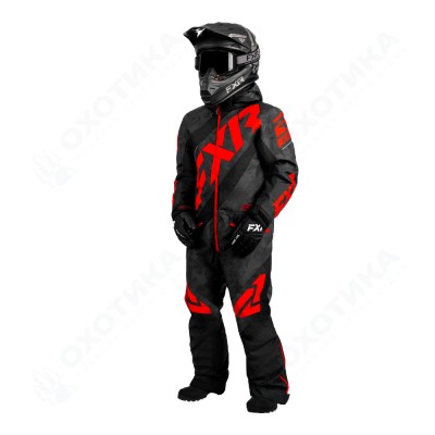 Комбинезон FXR CX с утеплителем Black Camo/Lava