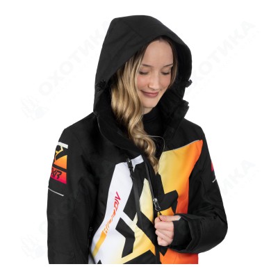 Комбинезон FXR CX F.A.S.T. с утеплителем Black/Sunrise
