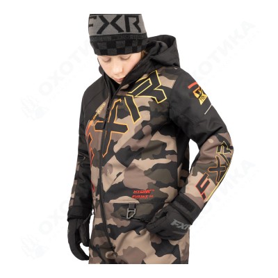 Комбинезон FXR CX с утеплителем Army Camo/Black