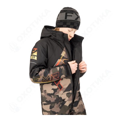 Комбинезон FXR CX с утеплителем Army Camo/Black