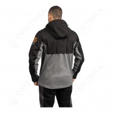 Кофта FXR Helium Ride без утеплителя Grey Heather/Orange