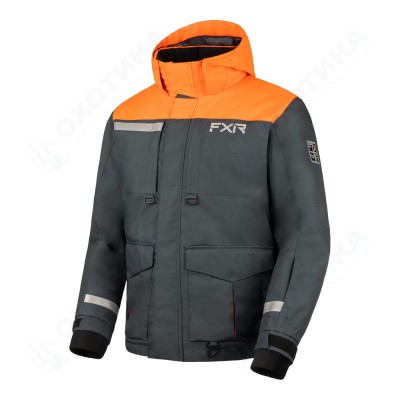 Куртка FXR Excursion Ice Pro с утеплителем Asphalt/Orange