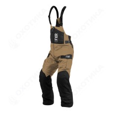Полукомбинезон FXR Excursion Ice Pro с утеплителем Canvas/Black