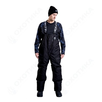 Полукомбинезон Jethwear 150г с утеплителем Black
