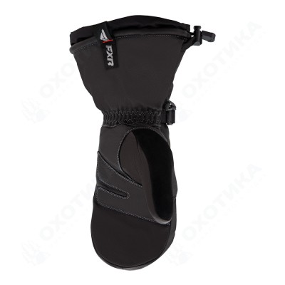 Рукавицы FXR Combat Leather с утеплителем Black