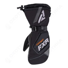 Рукавицы FXR Combat с утеплителем Black