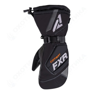 Рукавицы FXR Combat с утеплителем Black