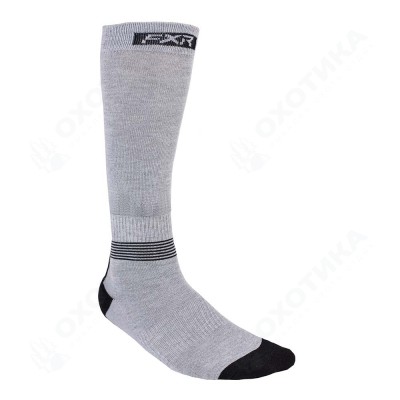 Носки FXR Mission Performance Grey Hthr/Black, S/M