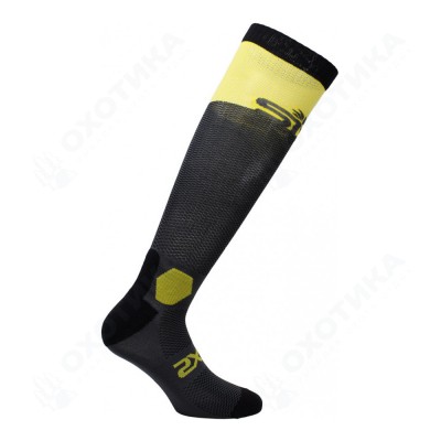 Носки SIXS LONG RACING Dark Grey/Yelow Tour, II