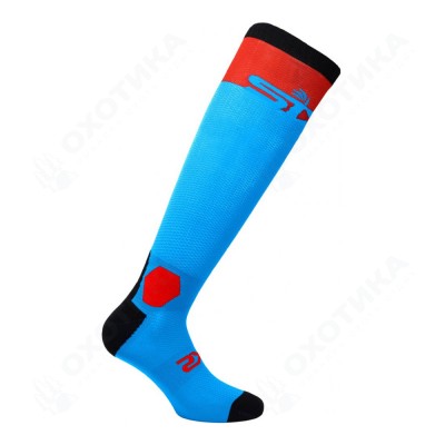 Носки SIXS LONG RACING Turquoise/Red, III