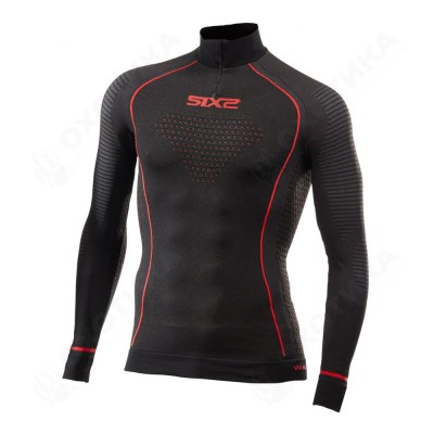 Термокофта SIXS TS13W CU Black/Red