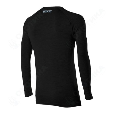 Термокофта SIXS TS2 MERINOS WOOL Wool Black