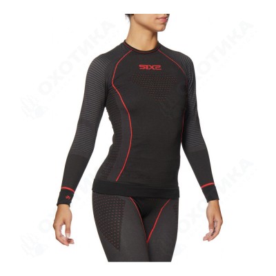 Термокофта SIXS TS2W CU Black/Red