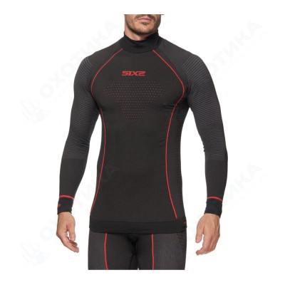 Термокофта SIXS TS3W CU Black/Red