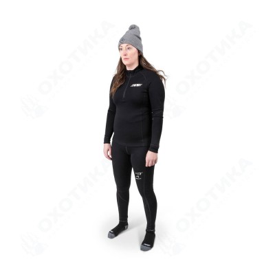 Термокофта 509 FZN Merino 1/4 Black