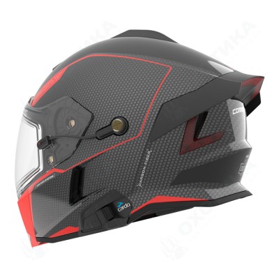 Шлем 509 Delta V Carbon Commander с подогревом Racing Red