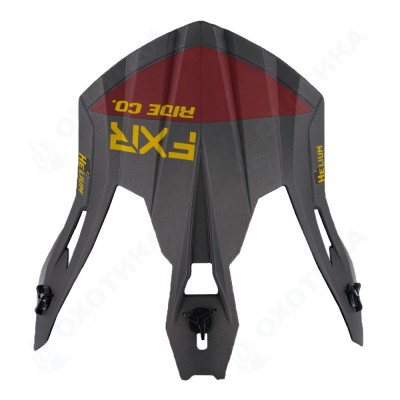 Козырек FXR Helium Ride Co Charcoal/Gold/Rust, OS