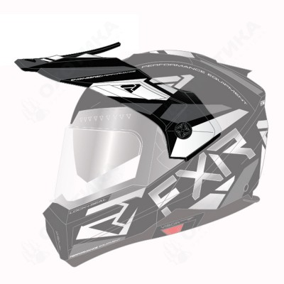 Козырек FXR Maverick Modular Team Black/Charcoal/White