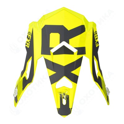 Козырек FXR Boost Evo Black/Hi Vis