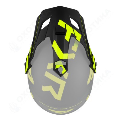 Козырек FXR Torque X Team Black/Hi Vis, OS