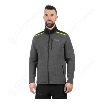 Толстовка FXR Altitude Tech Zip-Up Asphalt/Hi Vis