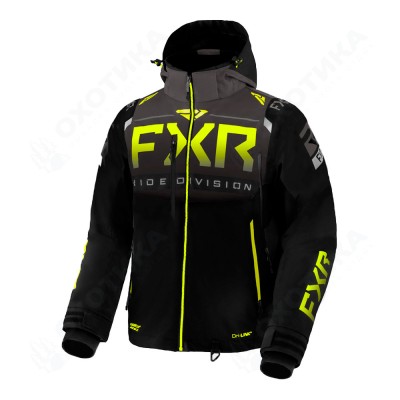 Куртка FXR Helium X с утеплителем Black/Charcoal/Hi Vis