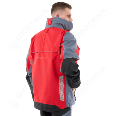 Мембранная куртка QUAD PRO Red - Grey 2024