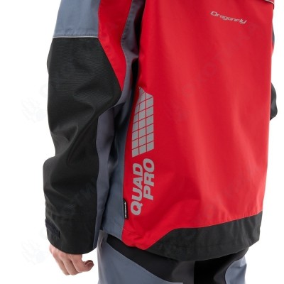 Мембранная куртка QUAD PRO Red - Grey 2024