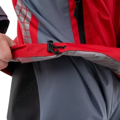 Мембранная куртка QUAD PRO Red - Grey 2024
