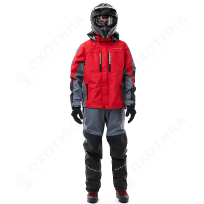 Мембранная куртка QUAD PRO Red - Grey 2024