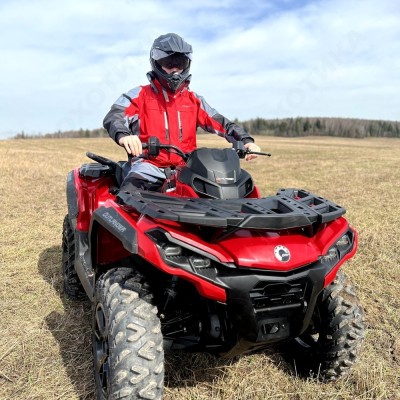 Мембранная куртка QUAD PRO Red - Grey 2024