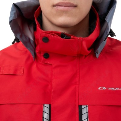 Мембранная куртка QUAD PRO Red - Grey 2024