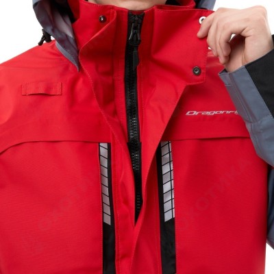 Мембранная куртка QUAD PRO Red - Grey 2024