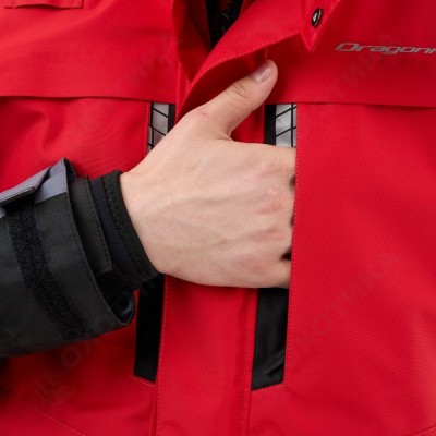Мембранная куртка QUAD PRO Red - Grey 2024