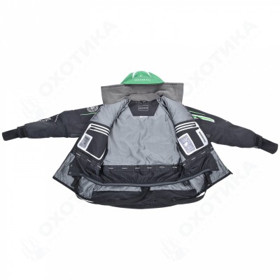 Костюм-поплавок зимний «Angler Sport» (Black/Green)